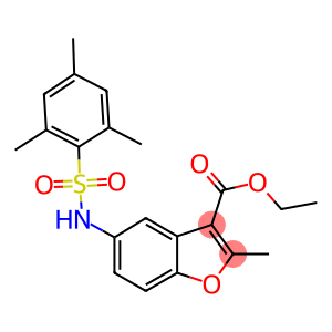 ethyl 5-[(mesitylsulfonyl)amino]-2-methyl-1-benzofuran-3-carboxylate