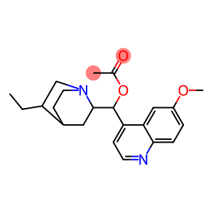 (5-ethyl-1-azabicyclo[2.2.2]oct-2-yl)(6-methoxyquinolin-4-yl)methyl acetate