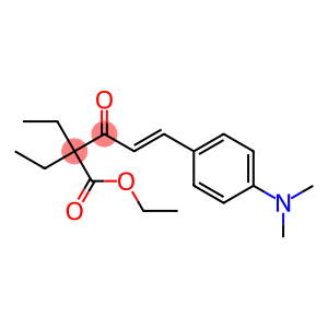 ethyl 5-[4-(dimethylamino)phenyl]-2,2-diethyl-3-oxo-4-pentenoate