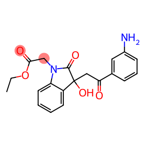 ethyl {3-[2-(3-aminophenyl)-2-oxoethyl]-3-hydroxy-2-oxo-2,3-dihydro-1H-indol-1-yl}acetate