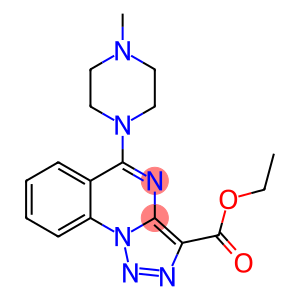 ethyl 5-(4-methyl-1-piperazinyl)[1,2,3]triazolo[1,5-a]quinazoline-3-carboxylate