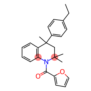 4-(4-ethylphenyl)-1-(2-furoyl)-2,2,4-trimethyl-1,2,3,4-tetrahydroquinoline