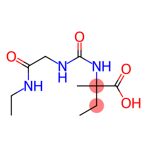 2-[({[2-(ethylamino)-2-oxoethyl]amino}carbonyl)amino]-2-methylbutanoic acid