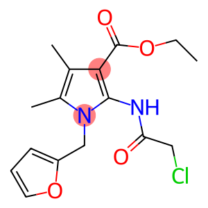 ETHYL 2-[(CHLOROACETYL)AMINO]-1-(2-FURYLMETHYL)-4,5-DIMETHYL-1H-PYRROLE-3-CARBOXYLATE