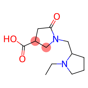 1-[(1-ETHYLPYRROLIDIN-2-YL)METHYL]-5-OXOPYRROLIDINE-3-CARBOXYLIC ACID