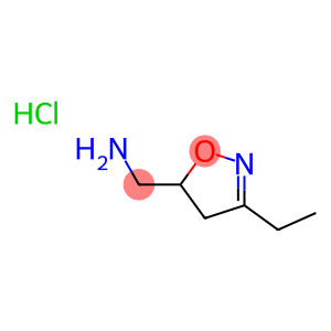 [(3-ethyl-4,5-dihydroisoxazol-5-yl)methyl]amine hydrochloride