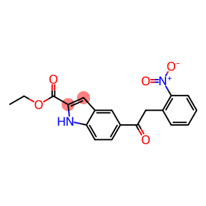ethyl 5-({2-nitrophenyl}acetyl)-1H-indole-2-carboxylate