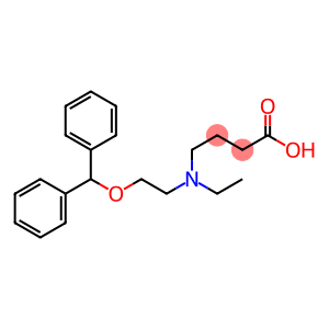 4-[Ethyl[2-(benzhydryloxy)ethyl]amino]butanoic acid