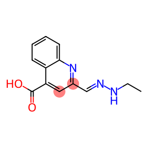 2-(2-Ethylhydrazonomethyl)quinoline-4-carboxylic acid