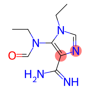 1-Ethyl-5-[formyl(ethyl)amino]-1H-imidazole-4-carboxamidine