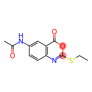 2-Ethylthio-6-acetylamino-4H-3,1-benzoxazin-4-one
