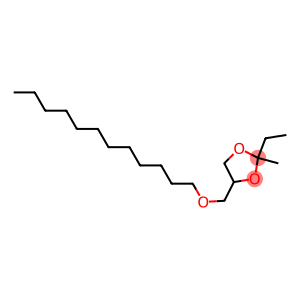 2-Ethyl-2-methyl-4-(2-oxatetradecan-1-yl)-1,3-dioxolane