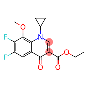 Ethyl-1-cyclopropyl-6,7-difluoro-1,4-dihydro-8-methoxy-4-oxo-quinoline-3-carboxylate