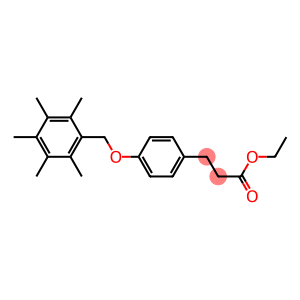 ethyl 3-{4-[(2,3,4,5,6-pentamethylbenzyl)oxy]phenyl}propanoate