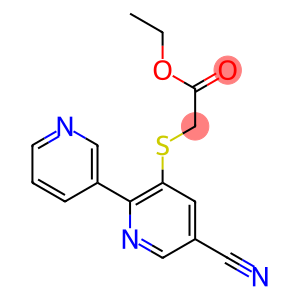 ethyl [(5-cyano-2,3'-bipyridin-6-yl)thio]acetate