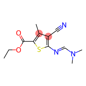 ethyl 4-cyano-5-{[(1E)-(dimethylamino)methylene]amino}-3-methylthiophene-2-carboxylate