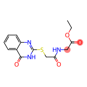 ethyl 2-({2-[(4-oxo-3,4-dihydroquinazolin-2-yl)thio]acetyl}amino)acetate