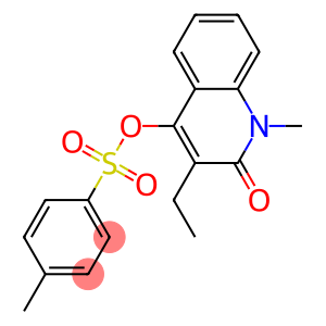 3-ethyl-1-methyl-2-oxo-1,2-dihydroquinolin-4-yl 4-methylbenzene-1-sulfonate