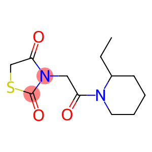 3-[2-(2-ethylpiperidino)-2-oxoethyl]-1,3-thiazolane-2,4-dione
