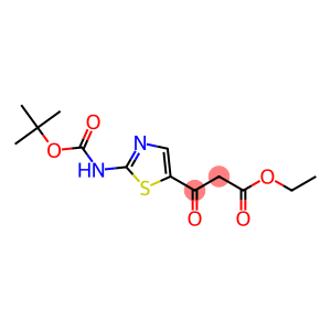 ethyl 3-(2-(tert-butoxycarbonylamino)thiazol-5-yl)-3-oxopropanoate