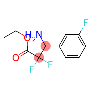 ethyl 3-amino-2,2-difluoro-3-(3-fluorophenyl)propanoate