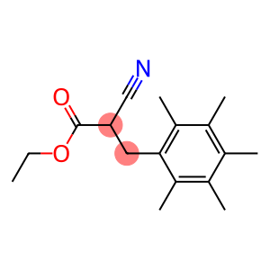 ethyl 2-cyano-3-(2,3,4,5,6-pentamethylphenyl)propanoate