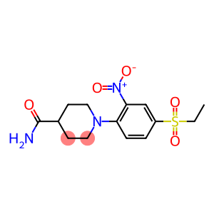 1-[4-(Ethylsulphonyl)-2-nitrophenyl]piperidine-4-carboxamide