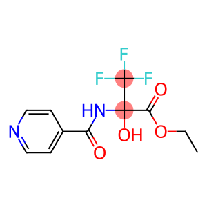 ethyl 3,3,3-trifluoro-2-hydroxy-2-[(4-pyridylcarbonyl)amino]propanoate