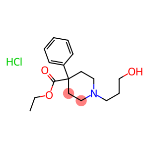 ETHYL 1-(3-HYDROXYPROPYL)-4-PHENYLPIPERIDINE-4-CARBOXYLATE HYDROCHLORIDE