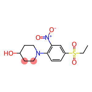 1-[4-(Ethylsulphonyl)-2-nitrophenyl]piperidin-4-ol