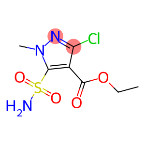 Ethyl 3-Chloro-5-Aminosulfonyl-1-Methyl-Pyrazolyl-4-Carboxylate