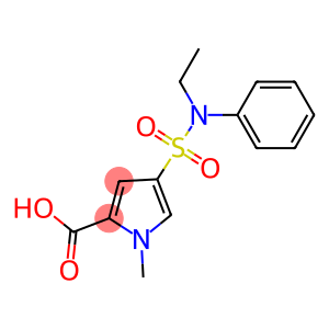 4-{[ethyl(phenyl)amino]sulfonyl}-1-methyl-1H-pyrrole-2-carboxylic acid