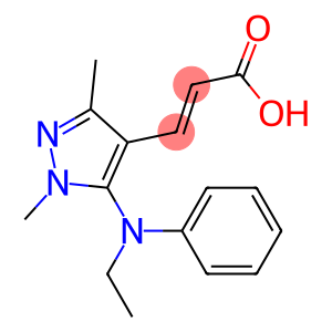 3-{5-[ethyl(phenyl)amino]-1,3-dimethyl-1H-pyrazol-4-yl}prop-2-enoic acid