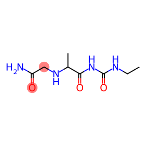 2-({1-[(ethylcarbamoyl)amino]-1-oxopropan-2-yl}amino)acetamide