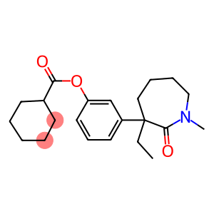 3-(3-ethyl-1-methyl-2-oxoazepan-3-yl)phenyl cyclohexane-1-carboxylate