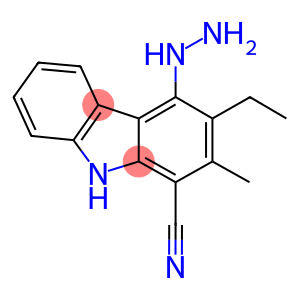 3-ETHYL-4-HYDRAZINO-2-METHYL-9H-1-CARBAZOLECARBONITRILE