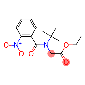 ethyl 2-[tert-butyl(2-nitrobenzoyl)amino]acetate