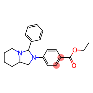 ethyl 4-(3-phenylperhydroimidazo[1,5-a]pyridin-2-yl)benzoate