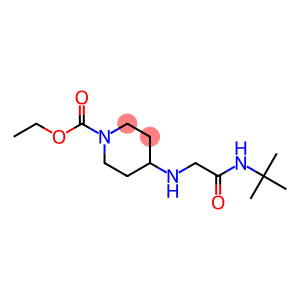 ethyl 4-{[(tert-butylcarbamoyl)methyl]amino}piperidine-1-carboxylate