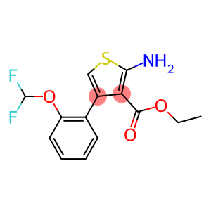 ethyl 2-amino-4-[2-(difluoromethoxy)phenyl]thiophene-3-carboxylate