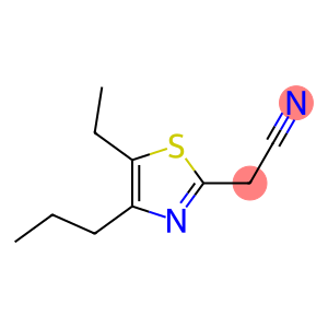 (5-ethyl-4-propyl-1,3-thiazol-2-yl)acetonitrile
