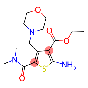 ETHYL 2-AMINO-5-[(DIMETHYLAMINO)CARBONYL]-4-(MORPHOLIN-4-YLMETHYL)THIOPHENE-3-CARBOXYLATE