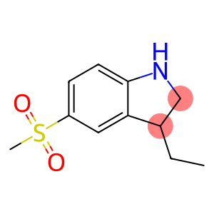 3-Ethyl-5-Methanesulfonyl-2,3-dihydro-1H-indole