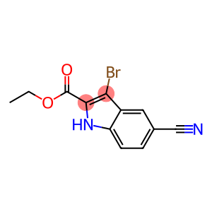 3-溴-5-氰基吲哚-2-甲酸乙酯