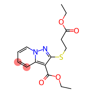 2-[[2-(Ethoxycarbonyl)ethyl]thio]pyrazolo[1,5-a]pyridine-3-carboxylic acid ethyl ester