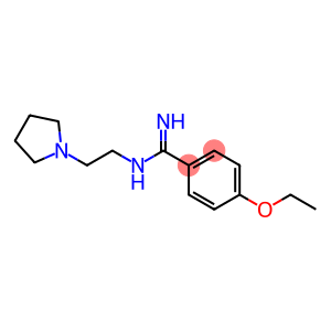 4-Ethoxy-N-[2-(1-pyrrolidinyl)ethyl]benzamidine