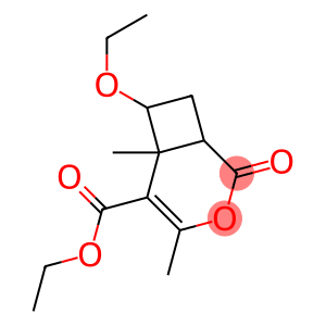 7-Ethoxy-4,6-dimethyl-2-oxo-3-oxabicyclo[4.2.0]oct-4-ene-5-carboxylic acid ethyl ester