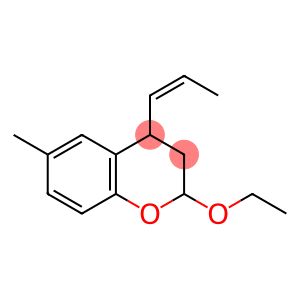 2-Ethoxy-3,4-dihydro-4-[(Z)-1-propenyl]-6-methyl-2H-1-benzopyran