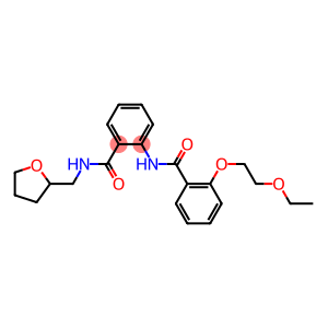 2-{[2-(2-ethoxyethoxy)benzoyl]amino}-N-(tetrahydro-2-furanylmethyl)benzamide