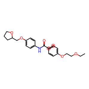 4-(2-ethoxyethoxy)-N-[4-(tetrahydro-2-furanylmethoxy)phenyl]benzamide